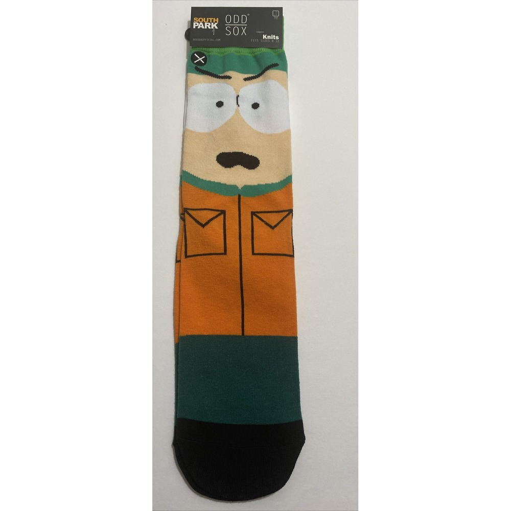 NWT ODD SOX Kyle Broflovski South Park Crew Style Socks Size: 8-12